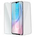 Pikkukuva 2 / 4: Kotelo ja Suojakalvo - AVIZAR - Xiaomi Mi 9 Lite - Kova - Karkaistu Lasi 9H - Läpinäkyvä Valkoinen Klar vit