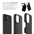 Miniatyrbillede 2 af 4: Coque Rigide til iPhone 16 Plus North Case Drop-Test 4m Ultra Forstærket Eiger Sort Svart