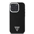 Pikkukuva 3 / 6: Kotelo iPhone 16 Prolle - Guess Triangle Graained MagSafe (GUHMP16LPGPGTSPSK) - musta