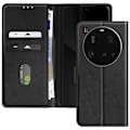 Miniatyrbillede 1 af 5: Etui til Xiaomi 15 Ultra Klap Wallet og Video Støtte Sort Svart