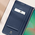 Miniatyrbild 3 av 5: Étui för Samsung Galaxy A26 Satiné Effekt Korthållare Video Stöd Dux Ducis Mörkblå Blå
