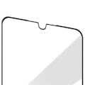 Miniatyrbillede 2 af 6: Hærdet glas til Samsung A15 5G Faset 2.5D 9H Hårdhed Anti-Fingerprint Enkay Black