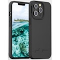 Miniatyrbillede 1 af 3: Sort biologisk nedbrydeligt cover til iPhone 13 Pro Just Green musta