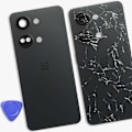 Pikkukuva 4 / 4: Vaihden lasi OnePlus Nord 3 5G:lle, harmaa Grå