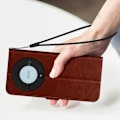 Miniatyrbild 4 av 5: Brunt plånboksfodral för Honor Magic 5 Lite 5G - AVIZAR - Videostödsfunktion kastanj