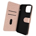 Pikkukuva 1 / 5: iPhone 14 Pro Case Flip Wallet -videotukitoiminto Rose Gold Rose guld