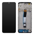 Miniatyrbillede 1 af 4: LCD-skærm + berøringsglas til Xiaomi Redmi 10C - Sort Svart