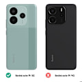 Miniatyrbillede 4 af 6: Coque til Xiaomi Redmi Note 14 5G Semi-hård Soft-touch Anti-fingeraftryk Turkis Blå
