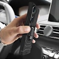 Miniatyrbillede 4 af 5: Huawei Nova 10 Pro Shockproof Hybrid Case med Metal Ring Support Sort Svart