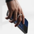 Miniatyrbild 4 av 5: Stötsäkert fodral för iPhone 15 Pro Max skjutbart kameraskydd Nattblå ring Blå