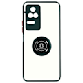 Miniatyrbillede 1 af 5: Xiaomi Poco F4 5G Case Bi-materiale Metal Ring Video Support grøn