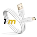 Pikkukuva 3 / 5: USB-kaapeli USB C:lle Lataus ja Nopeaa Synkronointia Inkax Valkoinen Vit