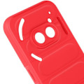 Miniatyrbild 2 av 5: Fodral för Nothing Phone 2a Mjuk Silikon Anti-Slip Design Röd Röd