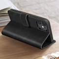 Miniatyrbild 4 av 5: Fodral för iPhone 12 Wallet Flip Video Support Svart Svart