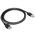 Miniatyrbillede 2 af 5: USB-forlængerkabel til hurtig dataoverførsel, 3m, Akyga, sort Svart