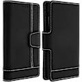 Miniatyrbild 1 av 4: Smartphonefodral - AVIZAR - Universell - Ekoklädsel - Svart - 5 till 5.5 tum Svart