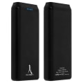 Miniatyrbillede 1 af 4: Powerbank 20000mAh ekstern oplader 2x USB-porte + Micro USB-port Akashi Black