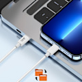 Miniatyrbillede 4 af 6: USB-C til Lightning kabel - LinQ - 20W - Hurtiglader - 1m - Universel kompatibilitet Vit