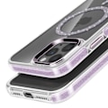 Pikkukuva 4 / 5: Violet Glitter Silicone MagSafe-kuori iPhone 11 Pro Maxille Lila