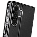 Pikkukuva 4 / 5: Samsung Galaxy A26 Kotelon satiini efekti, kortinpidin, video tuki Dux Ducis musta Svart