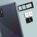 Pikkukuva 3 / 4: Korttilokero - Samsung - Galaxy A51 - 2x Nano SIM - Micro SD - Musta Svart