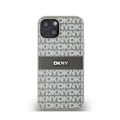 Miniatyrbillede 3 af 6: DKNY Læder Mono Stripe & Metal Logo - iPhone 14/15/13 etui (beige)