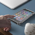 Pikkukuva 3 / 4: Suojauspakkauksen - AVIZAR - iPhone SE 2020 / 7 / 8 - Silikoni - Karkaistu lasi - 360° Vit