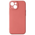 Miniatyrbild 1 av 5: Silikonfodral till iPhone 15 - AVIZAR - Söt lax - Soft Touch - Skyddar kameran Rosa