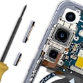 Pikkukuva 4 / 4: Samsung Galaxy S24 ja S24 Plus Virta- ja Äänenvoimakkuuspainike Sininen Blå