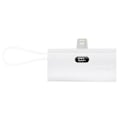 Miniatyrbillede 2 af 5: Ekstern oplader - FORCELL - F-Energy - 5000mAh - 20W - Lightning og USB C Vit