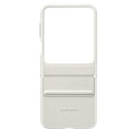 Miniatyrbillede 1 af 4: Taske til Samsung Z Flip 5 Faux Læder Flap Øko-læder Original Creme
