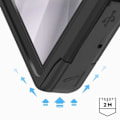 Miniatyrbillede 3 af 6: Vandtæt etui til Samsung Galaxy S24 Ultra - REDPEPPER - Sort - Fuld beskyttelse - IP68 Transparent