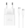 Miniatyrbillede 2 af 5: Swissten Ultra-Fast 35W GaN USB C Netoplader Hvid Vit