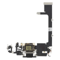 Miniatyrbillede 1 af 4: Lightning Opladerconnector - AVIZAR - iPhone 11 Pro - Sort - Inkluderer Mikrofon - Reparerer Opladningsproblemer Svart