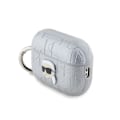 Miniatyrbillede 2 af 4: Etui til AirPods Pro 2 Monogram med Karl Head Prægning Karl Lagerfeld Sølv Grå