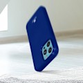 Miniatyrbillede 4 af 4: Coque iPhone 13 Pro Max - MERCURY - Fleksibel Silikone Gel - Blank Effekt - Stødbeskyttelse Midnattsblå