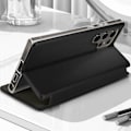 Miniatyrbillede 4 af 6: Etui til Samsung Galaxy S24 Ultra Flip Kortholder Video Support Sort Svart