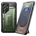 Pikkukuva 1 / 5: Kokonaiskuori Samsung S25 Ultra iskunkestävä jalustatuki Supcase tummanvihreä Grön