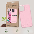 Pikkukuva 3 / 5: iPhone 13 Mini Case - JUST GREEN - Kierrätettävä - Vaaleanpunainen Rosa