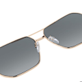 Miniatyrbillede 4 af 5: Aviator Solbriller CV3062 Mørke UV400 Sort / Guld Svart