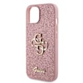 Pikkukuva 3 / 6: "iPhone 13 Glitter-kuori metallilogolla Guess Rose" Rosa