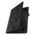 Miniatyrbillede 1 af 5: Universal 10-tommer Tablet Case Kunstlæder Marmor Design Video Support Sort Svart