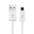 Pikkukuva 2 / 5: Alkuperäinen Samsung Micro-USB USB-kaapeli 1 m - Charge & Sync - valkoinen