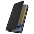 Pikkukuva 1 / 5: Kotelo Samsung Galaxy A25:lle - AVIZAR - Korttitelineen videotuki Magneettinen Flip Musta Svart
