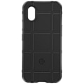 Miniatyrbillede 1 af 5: Etui til Samsung Galaxy Xcover 7 - AVIZAR - Robust skjold - Sort præget mønster - Stødsikker Svart