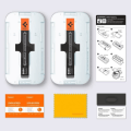 Miniatyrbild 3 av 5: 2 skärmfilmer iPhone 14 Pro Max Installationssats Ez Fit Spigen Transparent