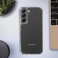 Pikkukuva 4 / 4: AVIZAR Samsung Galaxy S22 Plus -kotelo - pehmeä ja ohut - läpinäkyvä valkoinen Klar vit