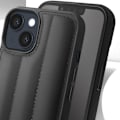Pikkukuva 4 / 5: Kotelo iPhone 14:lle Selkä Tikattu Vegaaninen Nahka Korotetut reunat Karl Lagerfeld Musta Svart
