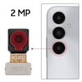 Miniatyrbild 3 av 4: Bakkamera för Galaxy A05s 2MP vidvinkelsensor Original Samsung Black Svart
