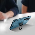 Miniatyrbild 4 av 4: Coque - AVIZAR - Samsung Galaxy A51 - Bi-material - Hållring - Videostöd Blågrå